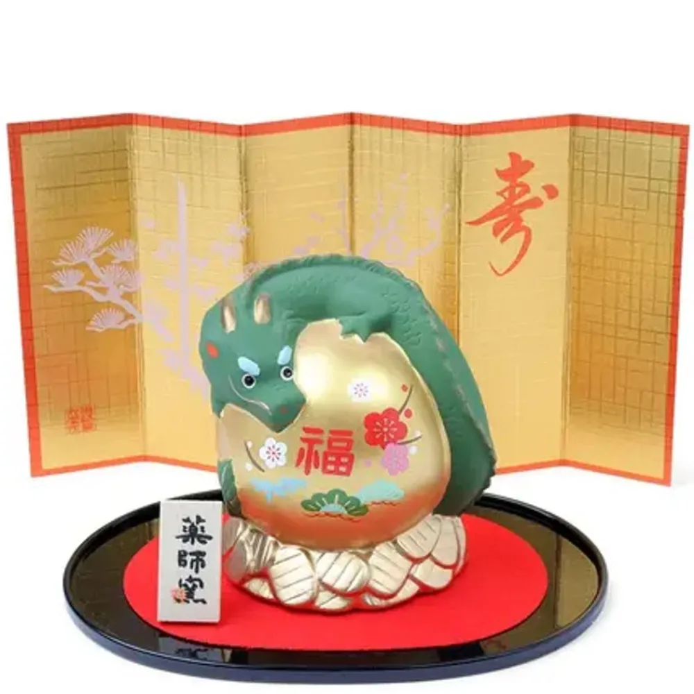 figurine_dragon_green_with_lucky_gem__0.webp MIYA Company Zodiac | Figurine Dragon Green With Lucky Gem 3"