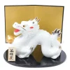 MIYA Company Zodiac | Figurine Dragon White With Screen 3.25"