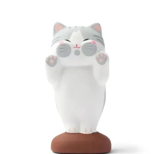 MIYA Company Cats | Figurine Window Cat Gray