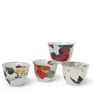 MIYA Company Cup/Mug Sets | Floral Fall 7 Oz. Teacup Set