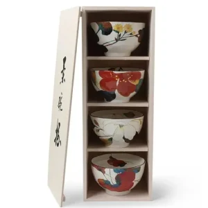 MIYA Company Bowl Sets | Floral Fall Rice Bowl Set