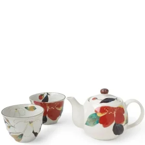 MIYA Company Tea Sets - Ceramic | Floral Fall Tea Set