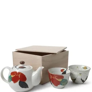 MIYA Company Tea Sets - Ceramic | Floral Fall Tea Set