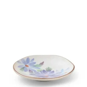 MIYA Company Small Plates | Floral Mini Plate Blue