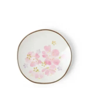 MIYA Company Small Plates | Floral Mini Plate Cherry Blossom
