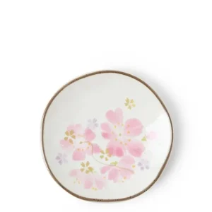 MIYA Company Small Plates | Floral Mini Plate Cherry Blossom