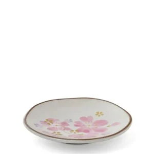 MIYA Company Small Plates | Floral Mini Plate Cherry Blossom