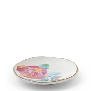 MIYA Company Small Plates | Floral Mini Plate Pink Rose