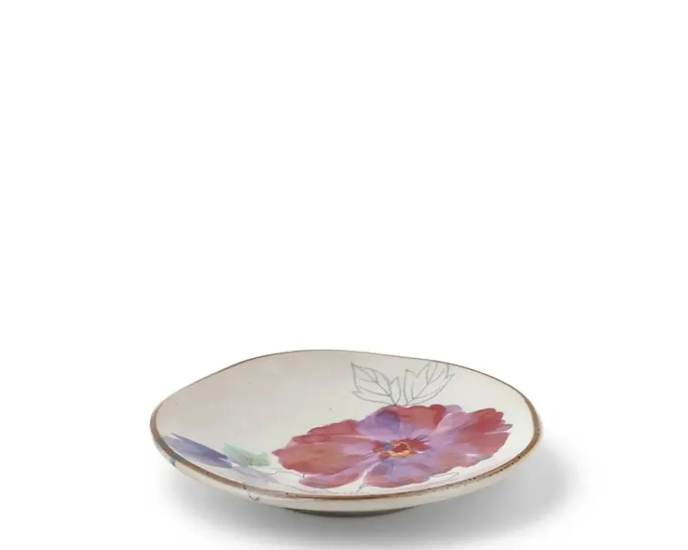 floral_mini_plate_purple_2.webp MIYA Company Small Plates | Floral Mini Plate Purple