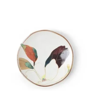 MIYA Company Small Plates | Floral Mini Plate White