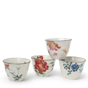 MIYA Company Cup/Mug Sets | Floral Summer 7 Oz. Teacup Set