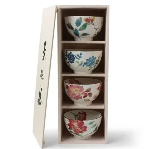 MIYA Company Bowl Sets | Floral Summer Rice Bowl Set