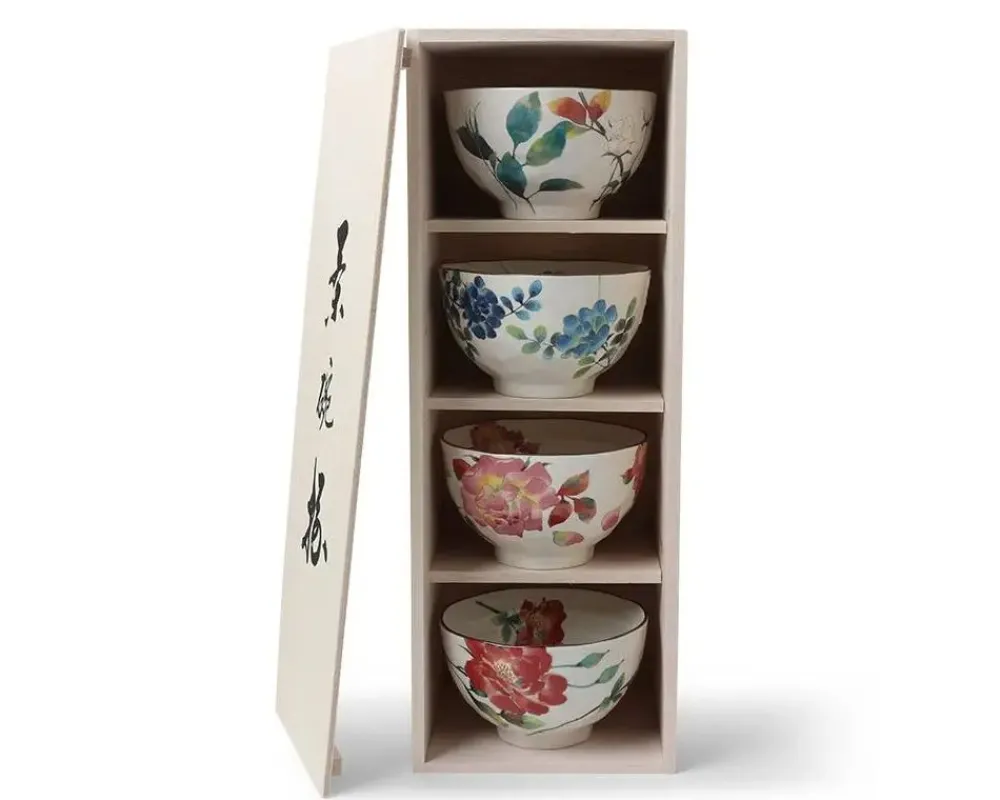 floral_summer_rice_bowl_set_2-1.webp MIYA Company Bowl Sets | Floral Summer Rice Bowl Set