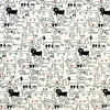 MIYA Company Furoshiki & Tenugui | Furoshiki Dogs 20" Sq.