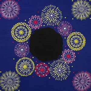 MIYA Company Furoshiki & Tenugui | Furoshiki Fireworks 20" Sq.