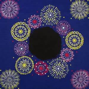 MIYA Company Furoshiki & Tenugui | Furoshiki Fireworks 20" Sq.