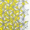MIYA Company Furoshiki & Tenugui | Furoshiki Pattern Asanoha Yellow 27.5" Sq.