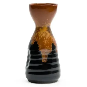 MIYA Company Sake Bottles & Cups | Golden Tenmoku 8 Oz. Sake Bottle