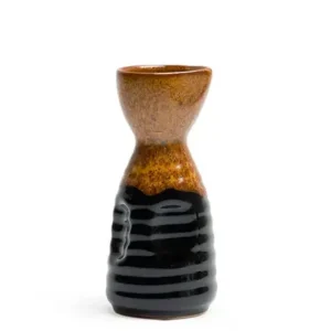 MIYA Company Sake Bottles & Cups | Golden Tenmoku 4 Oz.Sake Bottle