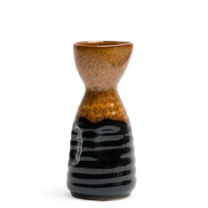 MIYA Company Sake Bottles & Cups | Golden Tenmoku 4 Oz.Sake Bottle