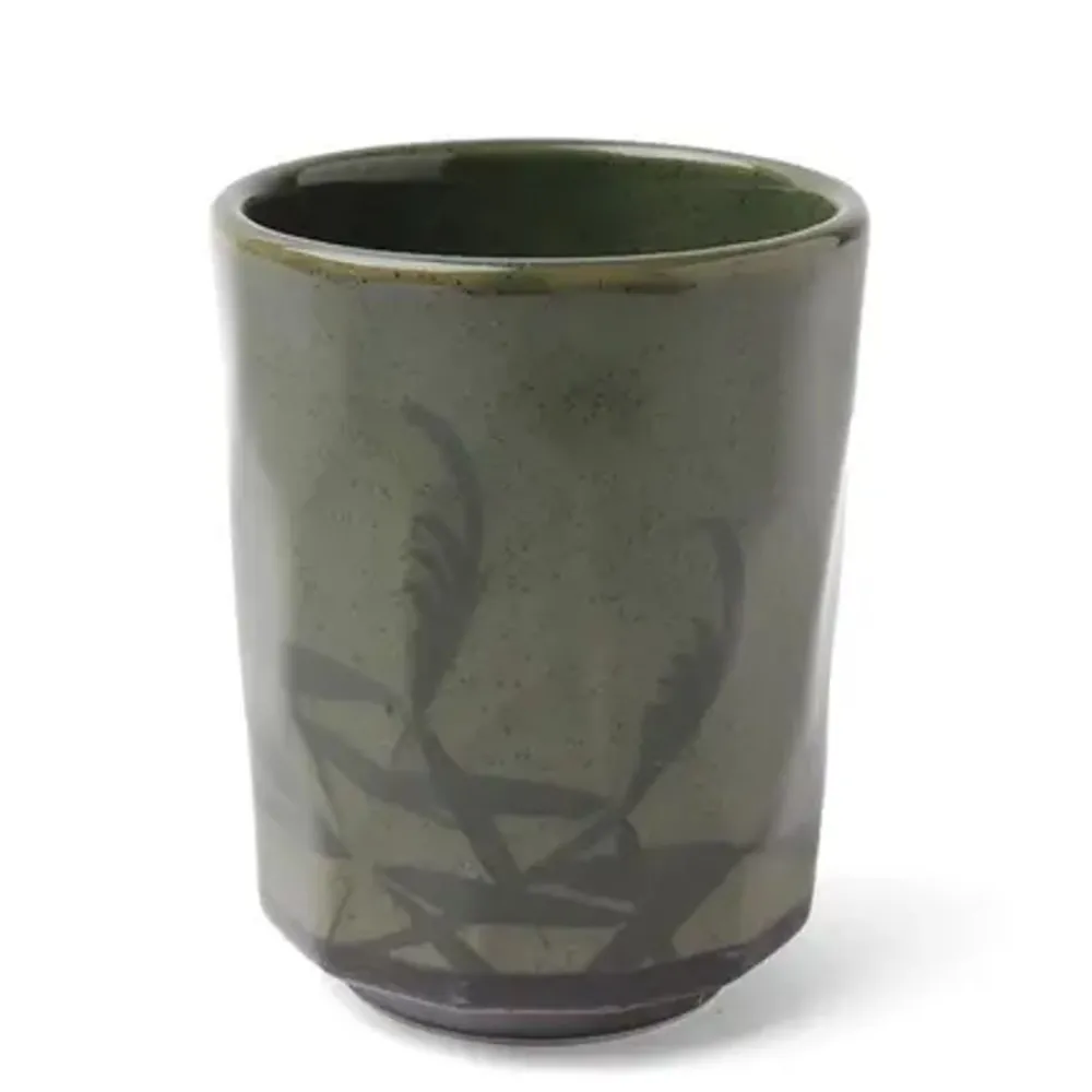 green_sasa__oz_teacup_0.webp MIYA Company Teacups | Green Sasa 8 Oz. Teacup
