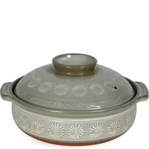 MIYA Company Donabe Casseroles | Hana-Mishima Donabe Casserole, 108 Oz.