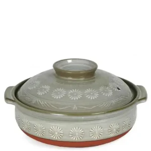 MIYA Company Donabe Casseroles | Hana-Mishima Donabe Casserole, 74 Oz.