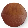 MIYA Company Serving Bowls & Plates | Hazara Leaf Plate Brown 11.75"