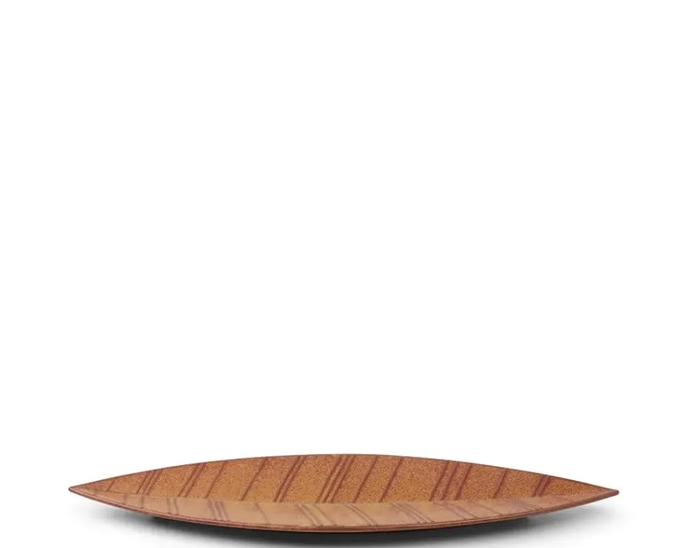 hazara_leaf_plate_brown__x__2-1.webp MIYA Company Large Plates | Hazara Leaf Plate Brown 14.5" X 3.75"