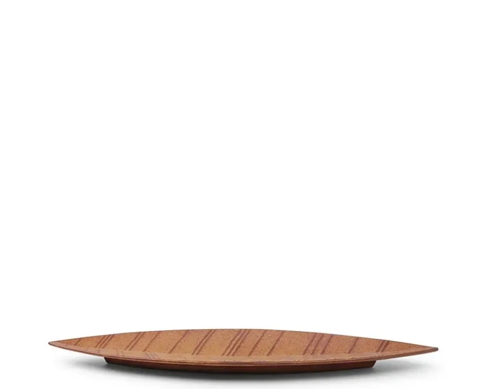 hazara_leaf_plate_brown__x__3-1.webp MIYA Company Large Plates | Hazara Leaf Plate Brown 14.5" X 3.75"