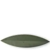 MIYA Company Serving Bowls & Plates | Hazara Leaf Plate Green 14.5" X 3.75"