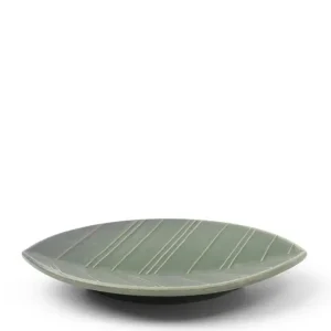 MIYA Company Medium Plates | Hazara Leaf Plate Green 6