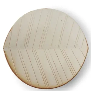 MIYA Company Serving Bowls & Plates | Hazara Leaf Plate White 11.75"