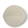 MIYA Company Medium Plates | Hazara Leaf Plate White 8.75" X 8.25"
