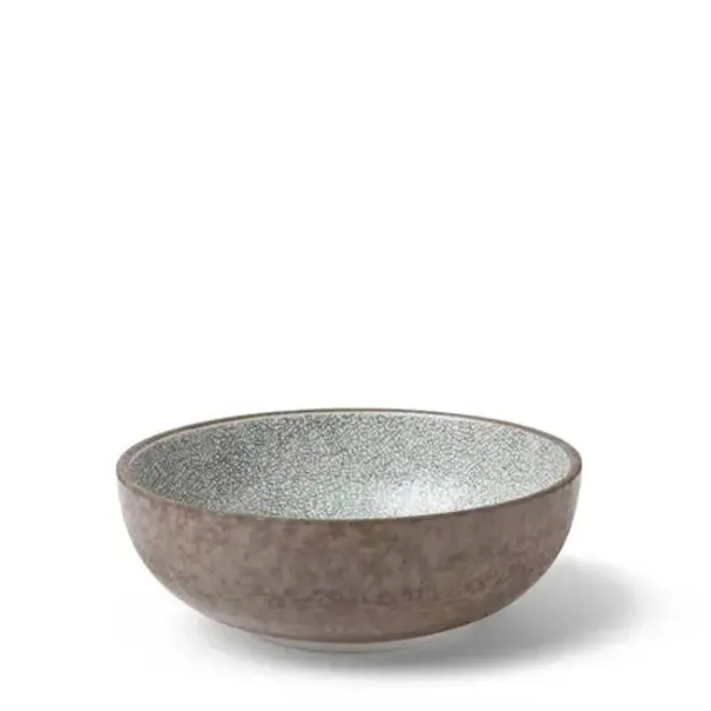 hiware_gray__bowl_0.webp MIYA Company Shallow Bowls | Hiware Gray 6" Bowl