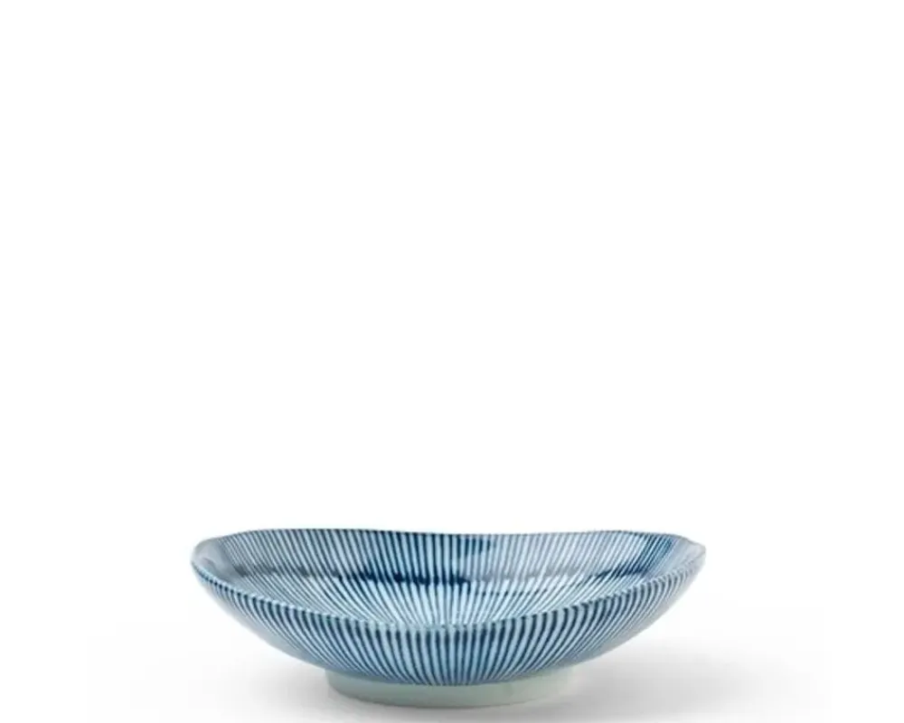 hoso_tokusa__oval_bowl_2-1.webp MIYA Company Shallow Bowls | Hoso Tokusa 4.25" Oval Bowl