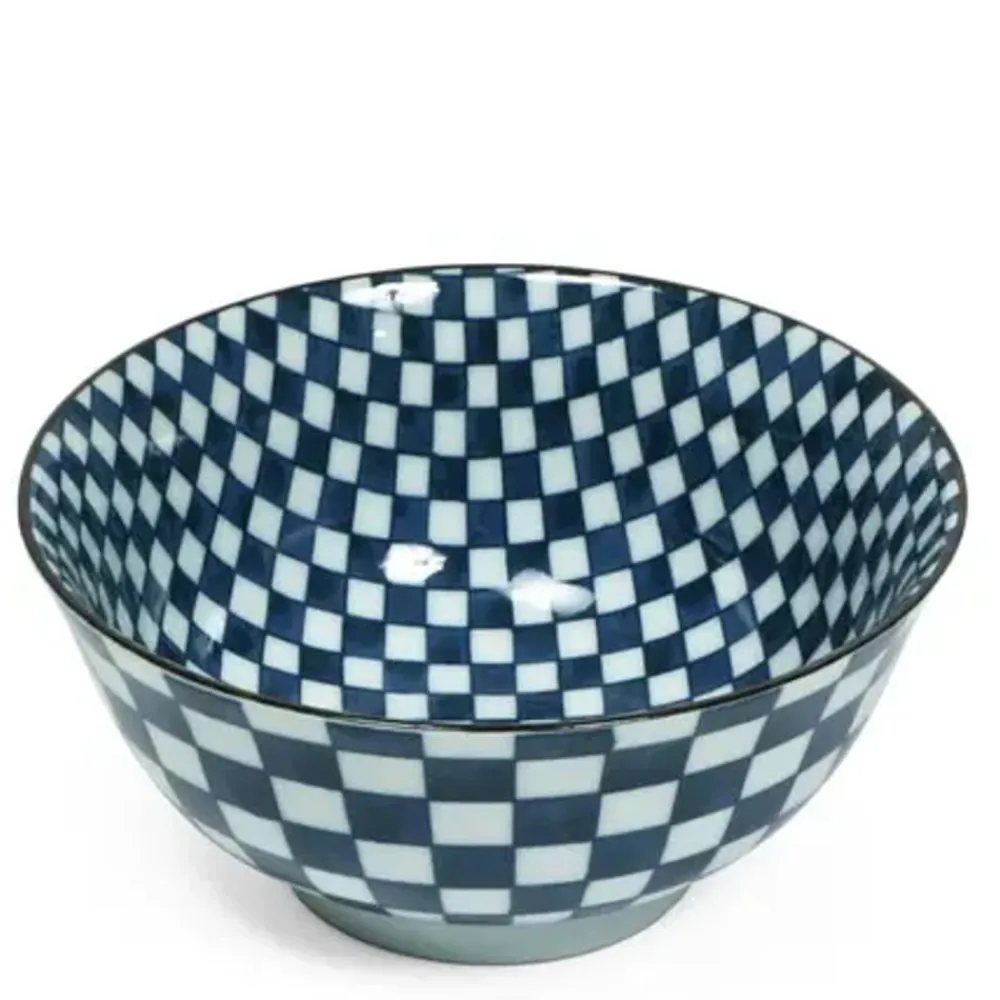 ichimatsu_checker__bowl_0.webp MIYA Company Medium Bowls | Ichimatsu Checker 6" Bowl