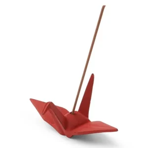 MIYA Company Incense | Incense Holder Cinnabar Peace Crane