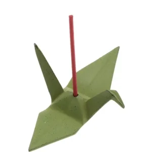 MIYA Company Incense | Incense Holder Peace Crane Spring Green