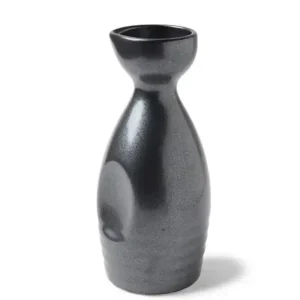 MIYA Company Sake Bottles & Cups | Iron Glaze 10 Oz. Sake Bottle