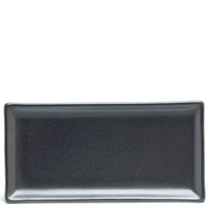 MIYA Company Medium Plates | Iron Glaze 8.75" X 5" Plate