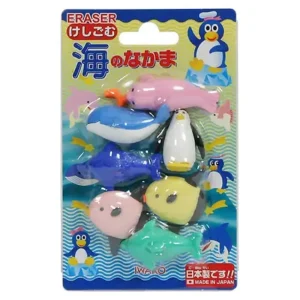 MIYA Company Erasers | Iwako Marine Animals Eraser Pack At Miya