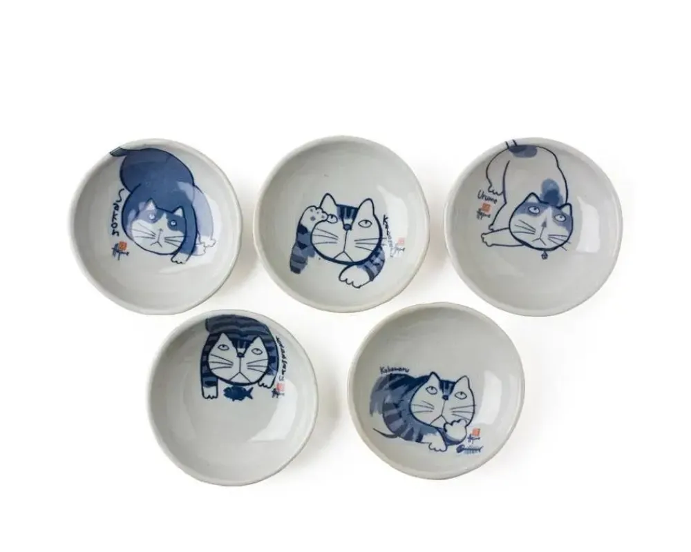 kabamaru__mini_dish_set_1.webp MIYA Company Cats | Kabamaru 4.25" Mini Dish Set