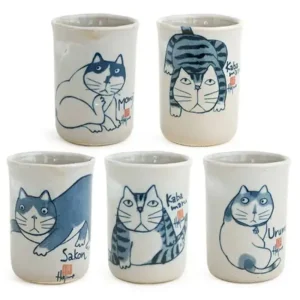 MIYA Company Cats | Kabamaru 6 Oz. Cup Set