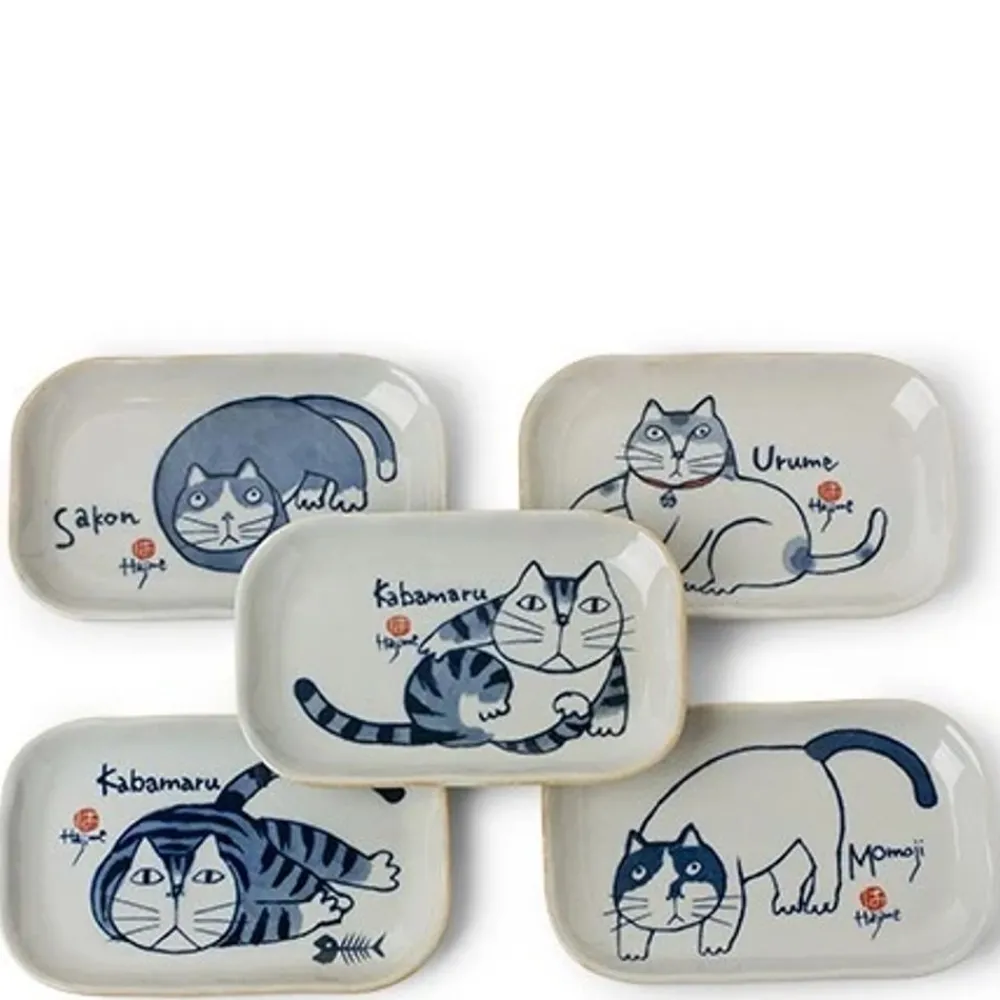 kabamaru_rectangle_plate_set_0.webp MIYA Company Cats | Kabamaru Rectangle Plate Set/5