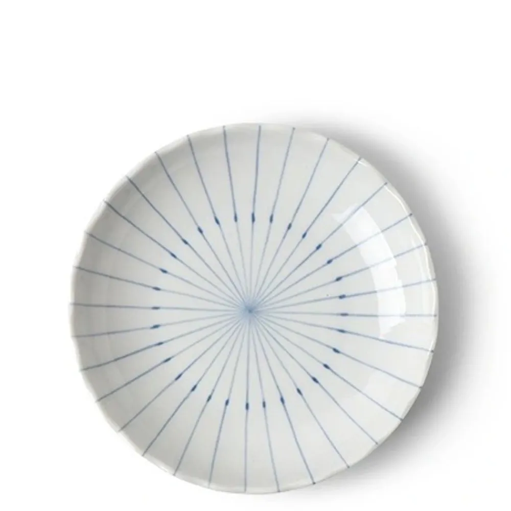 kasa_lines__plate_0-2.webp MIYA Company Medium Plates | Kasa Lines 6.5" Plate