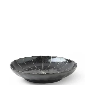 MIYA Company Medium Plates | Kasa Lines Black 6.5