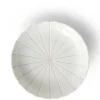MIYA Company Medium Plates | Kasa Lines White 6.5" Plate