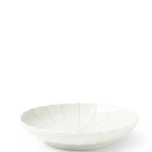 MIYA Company Medium Plates | Kasa Lines White 6.5