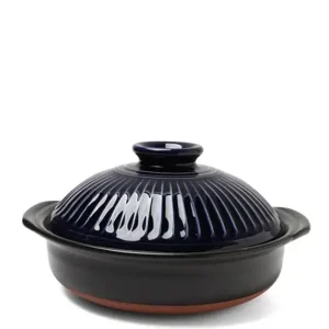 MIYA Company Donabe Casseroles | Kikka Blue Donabe Casserole 10"